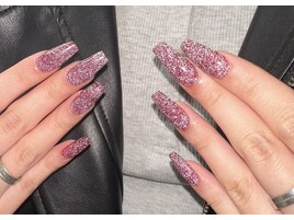 フラッシュ×赤@my_nails_sayaka