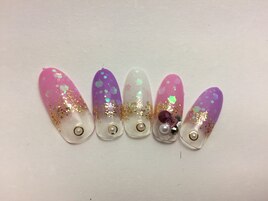 きらきらネイル