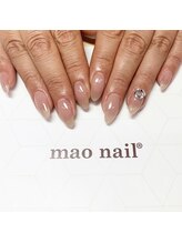 アイリッシュネイル 久屋大通店(Irish Nail)/mao×ビジュー盛り