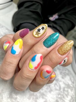 ラキネイル(LAKI Nail)/カラフルネイル