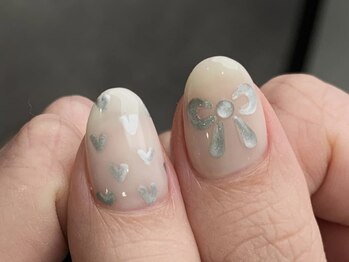 クレモアネイル 浦和店(CLEMORE NAIL)/ぷっくりリボン