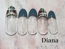 ディアナ ひたちなか高場店(DIANA)/定額ネイル　7700円　A-148