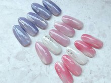 アバネイル 藤が丘(AVA NAIL)/【ニュアンスしずくネイル】