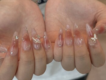 カノアネイル(kanoa nail)の写真/爪のヒビ割れ/大きさ/自爪が弱いなどコンプレックスをお持ちの方におすすめ！【長さだしデザイン¥9900】
