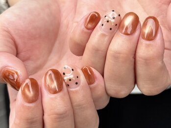 ドット×リボン