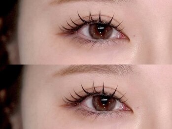 シル 豊中(Cil)の写真/【ボリュームUPで印象的な目元へ♪】LEDエクステで華やかに★まつ毛パーマ上下¥9500も人気*