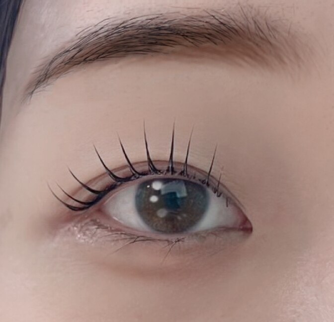 ☆韓国風☆　束感デザインまつげパーマ　（上）　￥4500