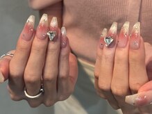 シェリーラメール 渋谷(cherielamer)/チークマグフレンチネイル