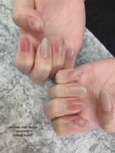 プライベート ネイルサロン マーマ(murmur)/桃ネイル