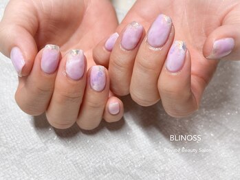 ブリノス(BLINOSS)/パープル×マーブル