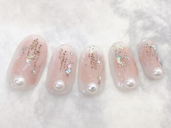 ネイルサロン ウィル 恵比寿(will)/ニュアンスネイル塗りかけ