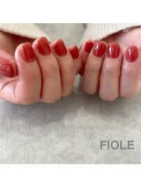 ワンカラーネイル♪