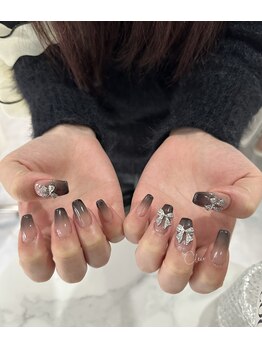 クリア(Clear)/黒グラデ