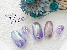 ヴィカ(Vica)/ニュアンス☆ミラーネイル