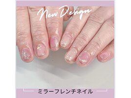 ミラーフレンチネイル