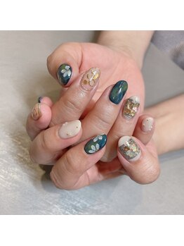 アトリエ ツメ(atelier TsuMe)/深めグリーン