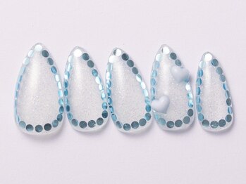 ジェミーネイル エビス(Jemiy nail ebisu)/キラキラ囲みホロ10510yen