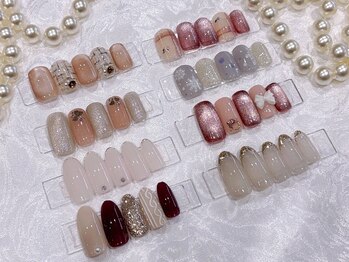 エムデコビューティ(M-DecoBeauty)の写真/≪定額コースあり≫トレンドの人気デザインや季節を感じられるデザインでネイルをお楽しみください♪