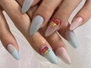 ちゅるんと透明感ネイル