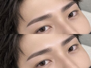 シル 中崎町(Cil)の写真/【メンズ アイブロウ】メンズ眉毛WAX×間引きで清潔感UP◎骨格に合う自然な垢抜け眉へ｜中崎町 梅田