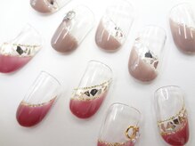 ネイルサロン クイール 小山店(NAIL SALON QUILL)/斜めフレンチ