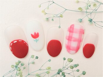 ネイルズガッシュ 蒲田東口店(NAILsGUSH)/春チューリップネイル♪