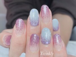 シンプルアートのseasonネイル