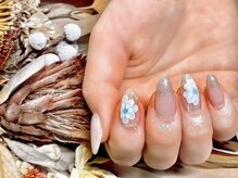 ネイルサロンアンドスクール ミュー(Nail Salon & school mieux)/フラワーネイル