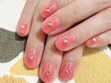 アップネイル/シアーサーモンピンクワンカラー