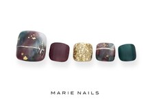 マリー ネイルズ いわきラトブ店(MARIE NAILS)/定額6600円税込 ボルドー0906b