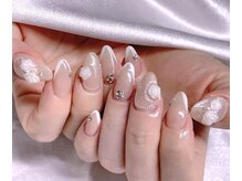 エムズ ネイルサロン(M2)/変形フレンチオフィスネイル