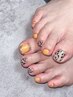 <foot>持ち込みデザイン(ケア込み)¥7,700→