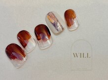 ネイルサロン ウィル 恵比寿(will)/インク×ぬりかけネイル
