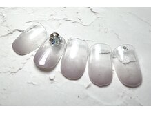 ネイルハウス安气子 新丸ビル店/グラデーション/シンプル/ケア