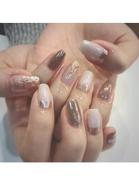 コッパーニュアンスネイル