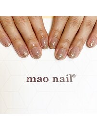 mao×先端ラメちらし