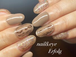 秋レオパードネイル！