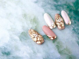 メタリックフラワー