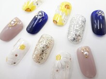 ネイルサロン クイール 小山店(NAIL SALON QUILL)/フラワーネイル