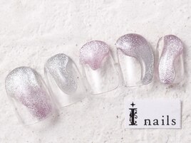 ぷっくりマグネットグラデ