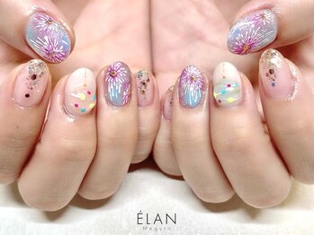 エラン メグロ(ELAN Meguro)/花火×ヨーヨーネイル