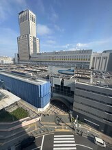 プリナチュール 札幌店/サロンから見える札幌駅の風景