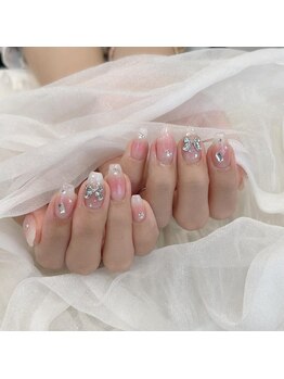 リンドネイル バイ モカ アンド ララ(Lind nail by moca and LaLa)/チークネイル