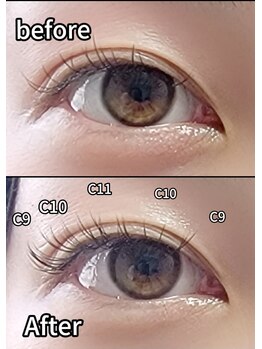 まつげちゃん☆ねいるちゃん/フラットラッシュ80本