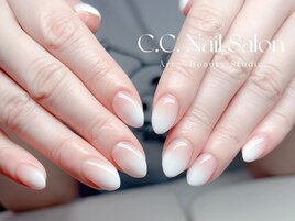 白いカラグラテーション