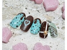 ネイルサロン ロゼプリュム/バレンタインネイル