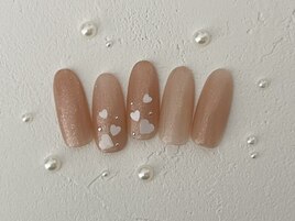 ハートネイル　シンプル