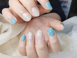 さわやかサックスネイル☆錦糸町