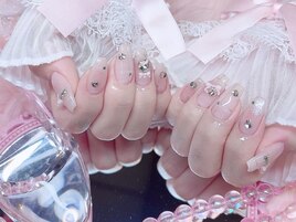 【Akari】チェックネイル