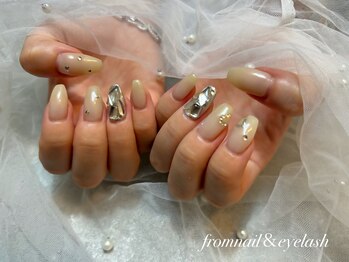フロムネイルアンドアイラッシュ 神戸三宮(from nail&eyelash)/パラジェル取扱/フィルイン施術